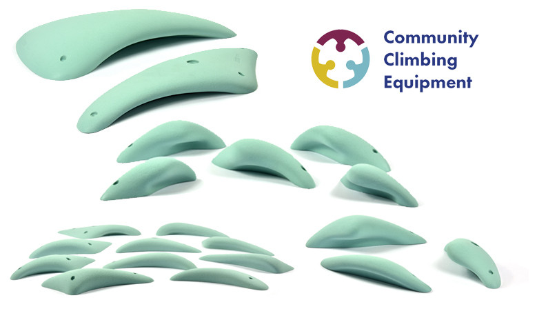 CCE climbing holds